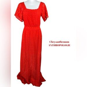 Anthropologie | Chrysanthemum Maxi Dress